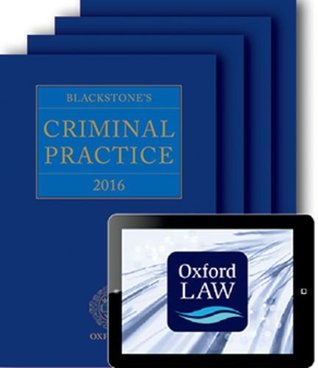 Download Blackstone's Criminal Practice 2016 (book, all supplements, and digital pack) - David Ormerod | PDF