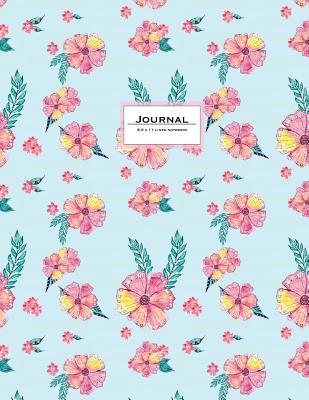 Read online Journal (Diary, Notebook): Floral Blue & Pink, XL 8.5 X 11, Lined - NOT A BOOK | ePub