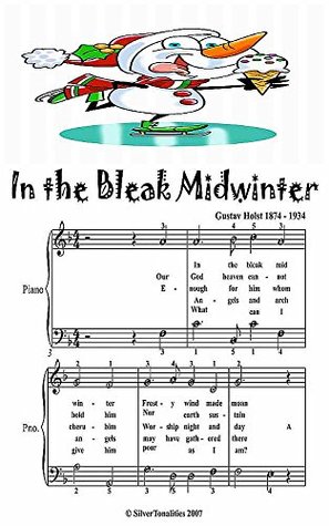 Download In the Bleak Midwinter Easy Piano Sheet Music Junior Edition - Gustav Holst | PDF
