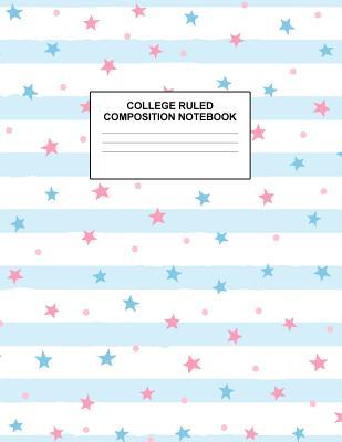 Read College Ruled Composition Notebook: Cute Blank Lined Journal to Write In with White Paper Rule Pages for School Subject and Writing Pad: Design Code A4 5504 - Nifty Prints file in ePub
