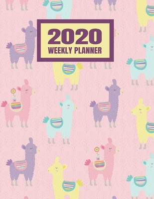 Download 2020 Weekly Planner: January 2020 - December 2020 Calendar Agenda And Daily Schedule - Llama (8.5x11) - Protem Branch Planners file in ePub