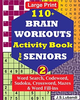 Read Online 110  BRAIN WORKOUTS Activity Book for SENIORS; Vol.2 - Jaja Books file in PDF